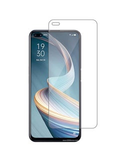 Buy Tempered Glass Screen Protector Clear Designed For Oppo A92s Full Screen Coverage And Bubble Free in UAE