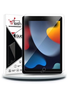 Buy Premium Quality Tempered Glass  Screen Protector For Apple IPad 10.2 2021 9th Generation Clear in Saudi Arabia