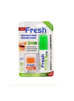 اشتري Mint Mouth Freshener Spray + Orange Mouth Freshener Strips في السعودية