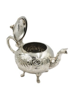 Buy Moroccan Arabic Traditional Silver Plated Tea Pot 16 X 26 cm in UAE