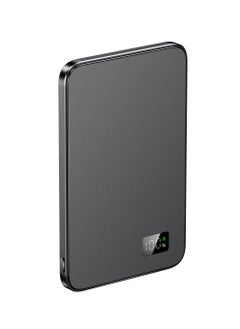 اشتري Ultra-Slim Magnetic Wireless Portable Power Bank with LCD Display 5000mAH,PD Fast Charging USB-C Battery Pack Compatible with Magsafe في السعودية