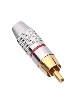 اشتري Keendex kx2000 rca female to male audio adapter - silver-result.feed.gl_electronics-size في مصر