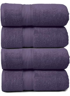 Buy Bliss Casa Cove Cotton Hand Towels 4 Pack 50 x 90 CM 500 GSM Cotton Bathroom Towel Set for Home Hotels Pool And Beach in UAE