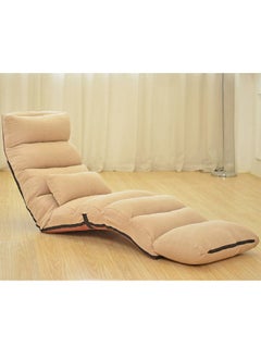 اشتري Floor Chair with Back Support, Adjustable 14 Angles, Lounge Chairs for Bedroom, Backrest and Headrest Can Easily Adjusted, Lazy Chair في الامارات