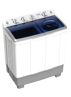 اشتري EGNRL TWIN TUB SEMI AUTO WASHER White 10 Kg EGWM1200 One Year Brand Warranty في الامارات