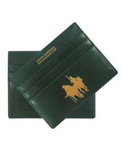Buy Umbra Series Leather Multiple Portable Business Men Wallet, Wallet Card Holder, Credit Card Holder, Cash Holder Wallet, Stylish and Functional - Green in UAE