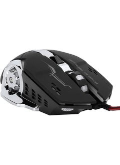 Buy Wired Gaming Mouse Pc Gaming Mice Black Computer Mice With Rgb Backlit Gaming Mouse Wired Led Luminous 3200 Dpi Home Office Universal Computer Accessories V6 in Saudi Arabia