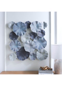 اشتري Novia Metal Wall Decor 81.5x6x81.5cm - Grey في الامارات