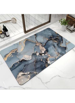 اشتري 50x80cm Bathroom Quick Drying Non Slip Door Carpet في الامارات