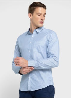 اشتري Classic Slim Fit Pure Cotton Casual Shirt في السعودية