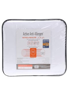 اشتري Active Anti Allergen Double Mattress Protector, DMP NC20 120 x 200 x 33 cm في الامارات