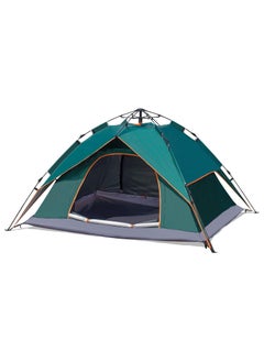 Buy Camping Tent for 3-4 Person, Pop Up Tent for Outdoor Beach Shade Family Tents Portable Instant Automatic Easy Setup Tent Rainproof Windproof Sun Shelter in Egypt