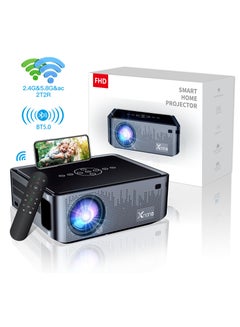 Buy X1 Pro Projector Full HD 1080P Smart Android 9.0 WIFI Home Theater LED 3D LCD Video 4K Cinema Portable Mini Projectors in Saudi Arabia
