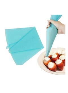 Buy 3 Piece Reusable Silicon Cake Pastry Bag Cream Icing Piping Bag Cake Decorating Bags Tools Set 3 in 1 S M L in UAE