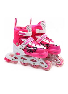 Buy 1-Pair Adjustable Outdoor Children Roller Skate M in Saudi Arabia