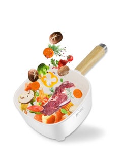 Buy 3L Electric Cooking Pot Multi functional Hot Pot  Non Stick Coating Frying Pan 1000W in UAE