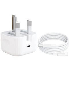 اشتري Apple 20W Usb-C Power Adapter Iphone 13 SERIES - Ipad Pro White في الامارات