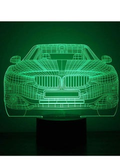 اشتري Colorful 3D Multicolor Night Light BMW Multicolor Night Light Eye Care LED Light Bedside Night Lamp Home Decoration Birthday Gift في الامارات