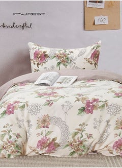 Buy Jessica Single Duvet Set (Without Filling) 100% Microfiber 2 Pieces in Saudi Arabia