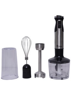 Buy 4 In 1 Hand Blender Set Stainless Steel Blades 800 Watts, Multifunction, 2 Speed Option with 8 Variable Speeds, 750 ml measuring, 850 ml Chopper, RA-HB1275 in Saudi Arabia