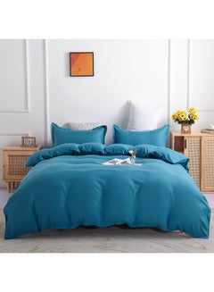 Buy 4-Piece Set Bedding Modal Quilt Cover Set with 1 Quilt Cover 1 Sheet and 2 Pillowcases 2m Bed (220*240cm) in Saudi Arabia