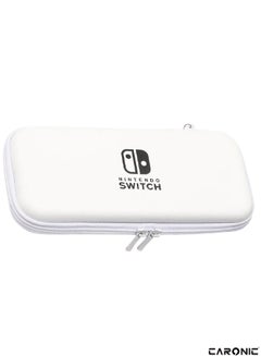 Buy Switch Carrying Case Compatible With Nintendo Switch And Oled High Capacity Travel Console And Accessories White in UAE