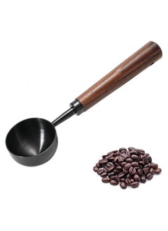 Buy 15g Coffee Measuring Spoon Stainless Steel with Long Wooden Handle - Coffee Scoop for Measuring Coffee Beans and Ground Coffee - Versatile Precision Coffee Measuring Scoop in Saudi Arabia