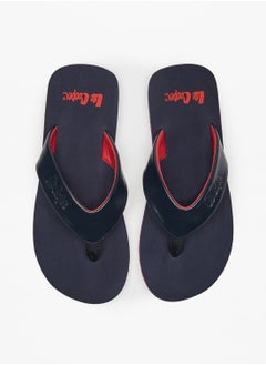 اشتري Men's Logo Print Thong Slippers في الامارات