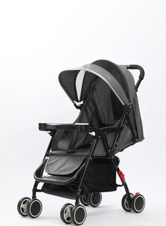 Buy Hababy H3 Baby Stroller - Grey in UAE