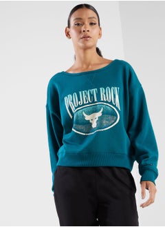 Buy Project Rock Terry Long Sleeve Sweatshirt in UAE