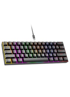 اشتري CK23U Custom Mech Keyboard 61 Keys Wired Gaming Black في الامارات