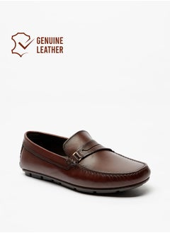 Buy Men Panelled Slip On Moccasins in Saudi Arabia