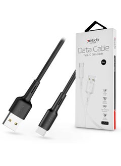 Buy Type-C Data Sync Charging Cable Black in Saudi Arabia