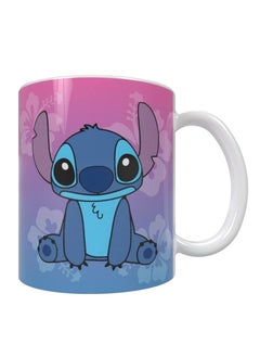 Buy Ceramic mug with "Disney's Lilo & Stitch" print, white in Saudi Arabia