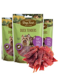 اشتري Duck Tenders Handcrafted Treats For Small And Mini Dogs 3X55g في الامارات