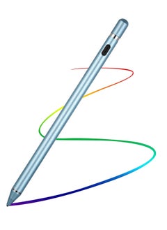 Buy Active Stylus Pen for Touch Screens 1.5mm Fine Point Rechargeable Digital Pencil Capacitive Pen Fine Point Stylus Pen Pencil Compatible with iPhone iPad and Other Tablets Blue in UAE