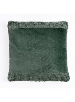 Buy Zelda Filled Cushion, Dark Green - 45x45 cm in UAE