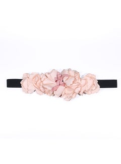 اشتري New Corset Elastic Elastic Elastic Womens Dress Decoration Fabric Flower Fashion Belt في الامارات