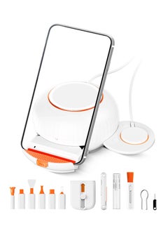 Buy Cleaner Kit for Airpods, Cleaning Kit with Stand for Phone MagSafe Apple Watch Charger, with Cleaning Spray Tool, Brush Tool for Tablet, Computer, PC Monitor, TV Camera Lens in Saudi Arabia