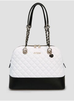 Buy GUESS Illy Quilted White Multi Shoulder Bag in Saudi Arabia