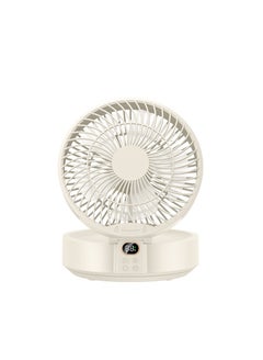 اشتري Table Fan Oscillating Table Fan Small Portable Electric Plug-In Desk Fan Adjustable Tilt Head for Bedroom and Office في الامارات