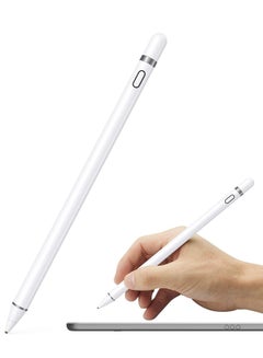 اشتري قلم ستايلس رقمي بالسعة لجهاز iPad الجيل التاسع أبيض في الامارات