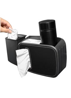 Buy Car Trash Can, Front Seat and Rear Tissue Box, Umbrella Storage Bag Storage Box, Easy to Install Automotive Accessories Interior for Any Car Back Seat(Black) in UAE