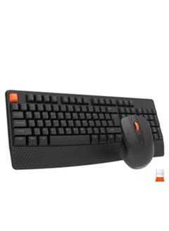 اشتري Meetion Wireless Ergonomic Keyboard Mouse Combo C4130 Adjustable stand Precision Control Ergonomic Design في الامارات