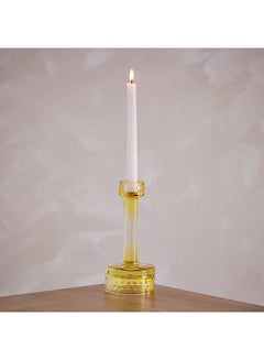 اشتري Ezra Coloured Glass Candle Holder 8.7 x 20 x 8.7 cm في الامارات