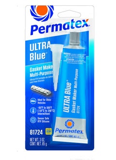 Buy Permatex 81724 Sensor-Safe Ultra Blue RTV Silicone Gasket Maker, 3.35 oz. Tube in UAE