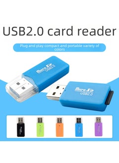 Buy Multi-Color USB 2.0 SD TF Card Reader for Phones Color mixing [defective rate 3 ~ 5%]] in UAE