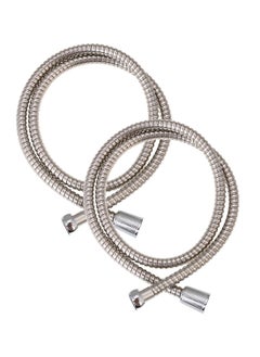 Buy 2-Piece Chrome Hose for Hand Bidet 1.2meter in Saudi Arabia