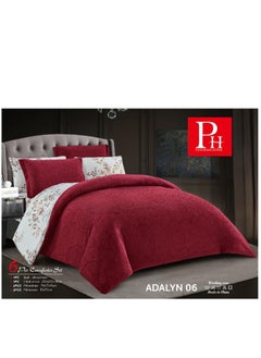 Buy A Warm And Comfortable Royal  Comforter Set 6 Pieces Two Double-sided Sheets in Saudi Arabia