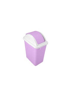 Buy Small Rectangular Fan Trash Can, Purple Crescent and Silver Star 94761 in Egypt